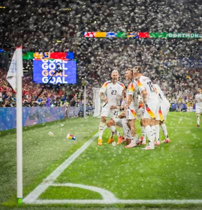 Dortmund, Germany. 29th Jun 2024. Goal celebration: Kai Havertz (DFB) David Raum (DFB) Leroy Sane (DFB) Nico Schlotterbeck (DFB) Jamal Musiala (DFB) Germany - Denmark Deutschland - Dänemark 29.06.2024