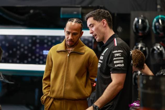 44 Lewis Hamilton (GBR, Mercedes-AMG Petronas F1 Team), F1 Grand Prix of Austria at Red Bull Ring on June 30, 2024 in Spielberg, Austria. (Photo by HOCH ZWEI) Spielberg Austria