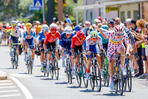 Sport Themen der Woche KW26 Sport Bilder des Tages Tour de France 2024 - Stage 02 BOLOGNA, ITALY - JUNE 30 : Abrahamsen Jonas (NOR) of Uno-X Mobility in the escape pack during stage 2 of the 111th edition of the Tour de France 2024 cycling race, a stage of 199 kms with start in Cesenatico and finish in Bologna on June 30, 2024 in Bologna, Italy, 30 06 2024 Bologna Italy  Copyright: xJanxDexMeuleneirx