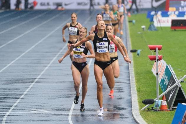 Sport Themen der Woche KW26 Sport Bilder des Tages Christina Hering (LG Stadtwerke München) winning the 800 metres final during the German athletics Championship 2024 at Eintracht-Stadion, Braunschweig, Germany. (Sven Beyrich SPP)  Copyright: xSvenxBeyrich SPPx spp-en-SvBe-20240630-D4S_4502