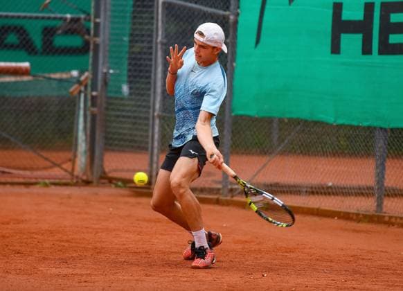30.06.2024, xpsx, Tennis ITF-Turnier Finaltag v.l. Evan Simon (FRA) Bruchköbel Hessen Deutschland (DEU)