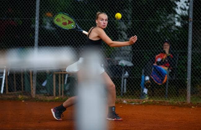 30.06.2024, xpsx, Tennis ITF-Turnier Finaltag v.l. Philippa Faerber (GER) Bruchköbel Hessen Deutschland (DEU)