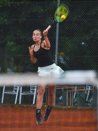 30.06.2024, xpsx, Tennis ITF-Turnier Finaltag v.l. Philippa Faerber (GER) Bruchköbel Hessen Deutschland (DEU)