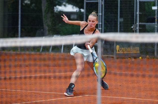 30.06.2024, xpsx, Tennis ITF-Turnier Finaltag v.l. Philippa Faerber (GER) Bruchköbel Hessen Deutschland (DEU)
