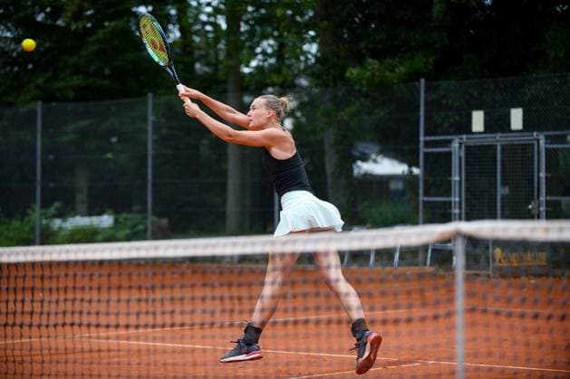 30.06.2024, xpsx, Tennis ITF-Turnier Finaltag v.l. Philippa Faerber (GER) Bruchköbel Hessen Deutschland (DEU)
