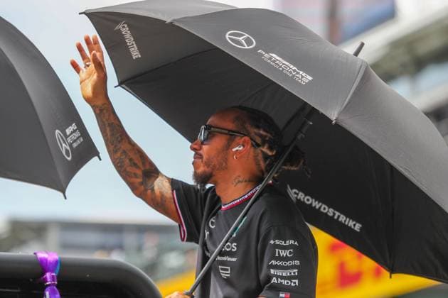 Lewis Hamilton (GBR) - Mercedes-AMG PETRONAS F1 Team - Mercedes W15 - Mercedes E Performance during Race day of Formula 1 Qatar Airways Austrian Grand Prix 2024, RedBull Ring, Spielberg, Austria 30th June 2024  Copyright: xAlessioxDexMarco IPAxSportx xipax xx IPA_47618284 IPA_Agency_IPA47618284