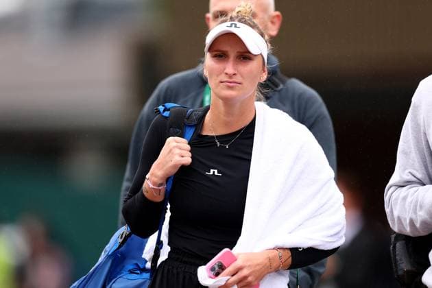 30th June 2024; All England Lawn Tennis and Croquet Club, London, England; Wimbledon Tennis Tournament, Practice Day; Wimbledon 2023 winner Marketa Vondrousova  ActionPlus12661941 ShaunxBrooks