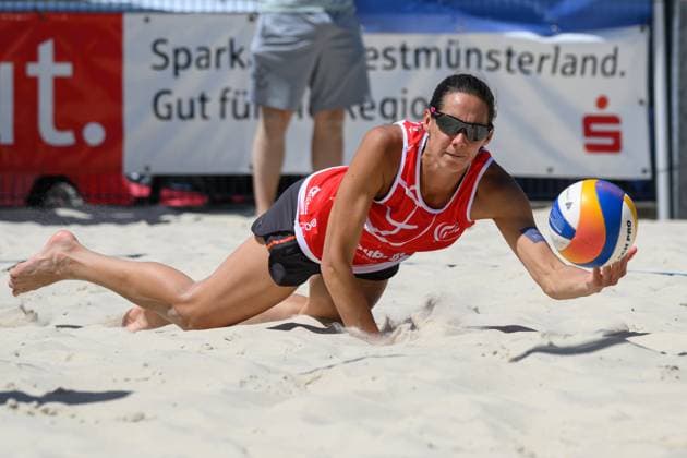 Urlaubsguru Beach Tour- WVV Premiumcup, 29.06.2024 Kira Walkenhorst; Urlaubsguru Beach Tour- WVV Premiumcup, Coesfeld am 29.06.2024 Copyright: xBEAUTIFULxSPORTS PeterxWeberx
