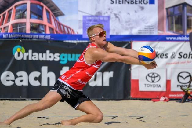 Urlaubsguru Beach Tour- WVV Premiumcup, 29.06.2024 Georg Wolf; Urlaubsguru Beach Tour- WVV Premiumcup, Coesfeld am 29.06.2024 Copyright: xBEAUTIFULxSPORTS PeterxWeberx