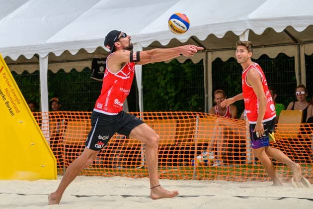 Urlaubsguru Beach Tour- WVV Premiumcup, 29.06.2024 Jonathan Erdmann; Urlaubsguru Beach Tour- WVV Premiumcup, Coesfeld am 29.06.2024 Copyright: xBEAUTIFULxSPORTS PeterxWeberx
