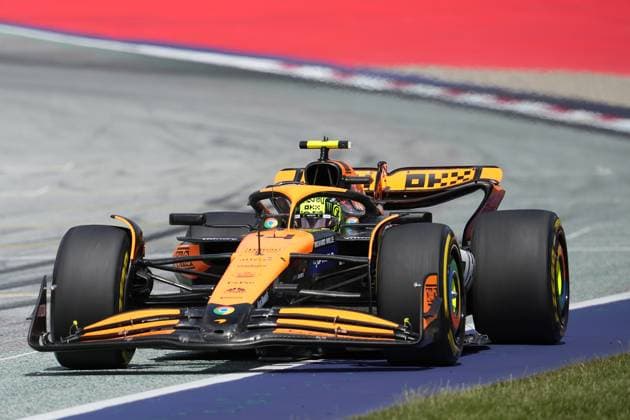 Formel 1 Großer Preis von Österreich 2024 30.06.2024, Red Bull Ring, Spielberg, Formel 1 Großer Preis von Österreich 2024 , im Bild Lando Norris (GBR), McLaren F1 Team