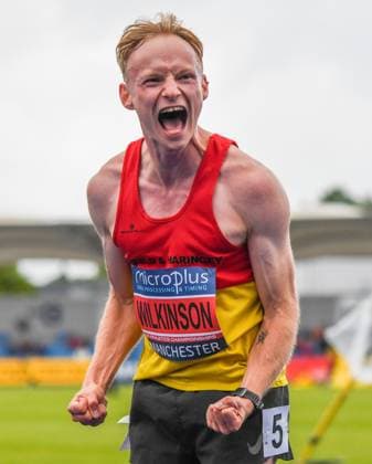 Sport Themen der Woche KW26 Sport Bilder des Tages Microplus UK Athletics Championships Day Two Callum Wilkinson of Team Enfield & Haringey AC during 10000m walk at the Microplus UK Athletics Indoor Championships 2024 Day two at Manchester Regional Arena, Manchester UK Newspapers OUT Copyright: xKarlxVallantinex FIL-20296-0005