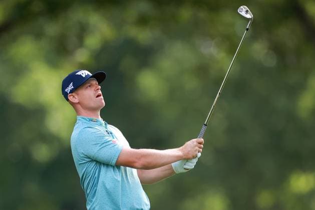 Rocket Mortgage Classic Patrick Fishburn of Ogden, Utah hits from the 6th fairway during the final round of the Rocket Mortgage Classic at Detroit Golf Club on Sunday, June 30, 2024 in Detroit, Michigan. Detroit Michigan United States  Copyright: xAmyxLemusx originalFilename:lemus-rocketmo240630_npk3u.jpg