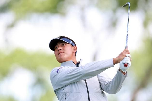 Rocket Mortgage Classic Carl Yuan of Dalian, China hits from the 6th fairway during the final round of the Rocket Mortgage Classic at Detroit Golf Club on Sunday, June 30, 2024 in Detroit, Michigan. Detroit Michigan United States  Copyright: xAmyxLemusx originalFilename:lemus-rocketmo240630_npdaF.jpg
