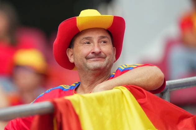 Spain s supporters during the Euro 2024 soccer match between Spain and Georgia at the Cologne Stadium , Cologne , Germany - Sunday 30 June 2024. - Soccer .  Copyright: xSpada LaPressex