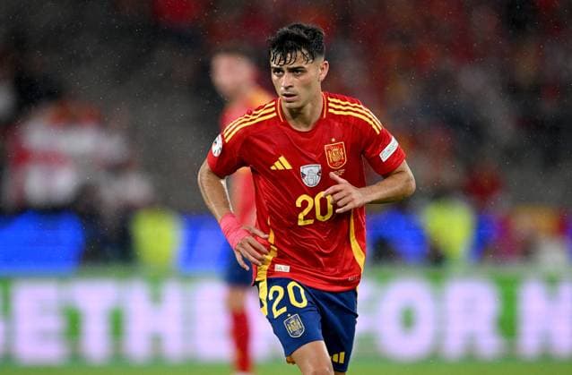 Fussball Euro 2024 Achtelfinale 30.06.2024 Spanien - Georgien Pedri (Spanien)