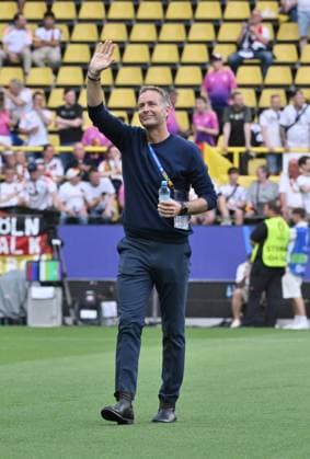 Trainer Kasper Hjulmand (Dänemark) vor dem Spiel 29.06.2024, Fussball Europameisterschaft 2024, Achtelfinale Deutschland - Dänemark 2:0 Dortmund Nordrhein Westfalen Deutschland