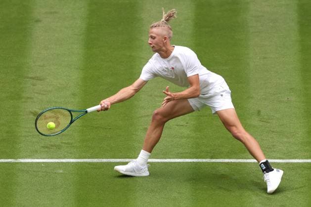 Mark Lajal of Estonia Wimbledon Tennis Championships, Day 1, The All England Lawn Tennis and Croquet Club, London, UK - 01 Jul 2024  Copyright: xEllaxLing Shutterstockx 14565035q