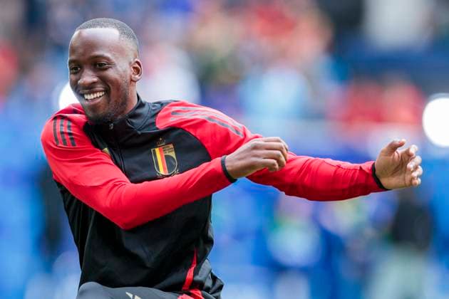 UEFA EURO, EM, Europameisterschaft,Fussball 2024: Frankreich - Belgien; 01.07.2024 Dodi Lukebakio (Belgien, 14). UEFA EURO 2024: Achtelfinale: Frankreich - Belgien; Düsseldorf Arena, Düsseldorf am 01.07.2024 Copyright: xBEAUTIFULxSPORTS Meuselx