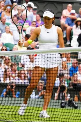 Emma Raducanu during her first round match Wimbledon Tennis Championships, Day 1, The All England Lawn Tennis and Croquet Club, London, UK - 01 Jul 2024  Copyright: xJavierxGarcia Shutterstockx 14565033ho