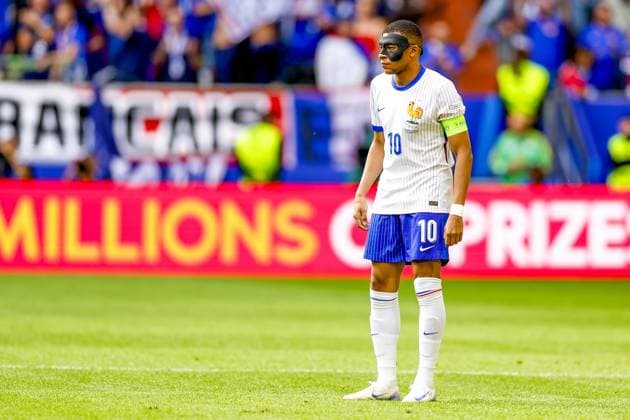 DUSSELDORF, Dusseldorf Arena ,01-07-2024 , European Football Championship Euro2024, round of 16 match no.42 between France and Belgium, France player Kylian Mbappe France - Belgium (Euro2024)  x25653343x Copyright: