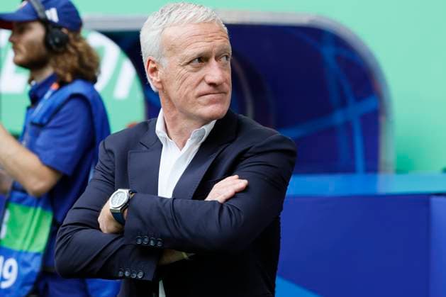 France v Belgium: Round of 16 - UEFA EURO, EM, Europameisterschaft,Fussball 2024 Didier Deschamps, Head Coach of France on the side line before the UEFA EURO 2024 round of 16 match between France and Belgium at Düsseldorf Arena on July 1, 2024 in Dusseldorf, Germany. Düsseldorf Düsseldorf Arena Germany Germany Copyright: xRichardxSellers Sportsphoto APLx 14043475