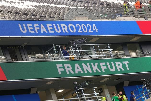 Frankfurt Arena Frankfurt am Main, UEFA EURO, EM, Europameisterschaft,Fussball 2024 Germany, Monday 1 Jul 2024 Round of 16, Portugal - Slovenia, Symbolfoto, Symbolbild: Frankfurt UEFA EURO 2024 Copyright: JoaquimxFerreira