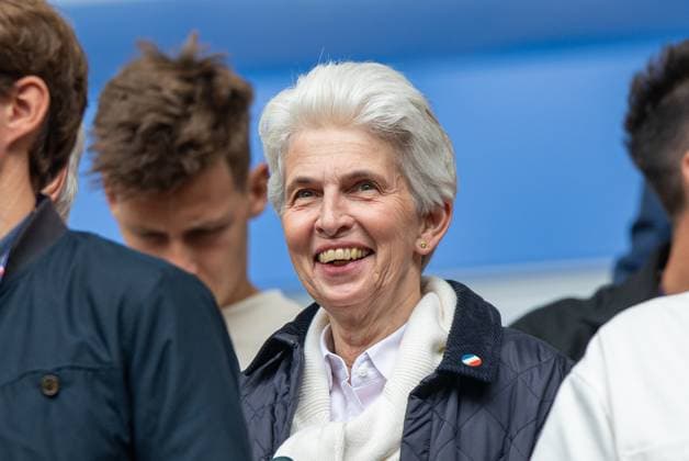 Fussball, Herren, Saison 2023 24, Euro 2024 (Achtelfinale) in Düsseldorf, Frankreich - Belgien, Politikerin Marie-Agnes Strack-Zimmermann (FPD) auf der Tribüne, 01.07. 2024, Copyright: xSebastianxRäppold MatthiasxKochx