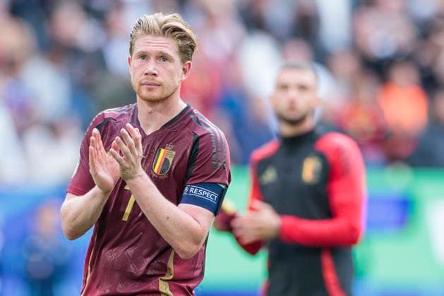 UEFA EURO, EM, Europameisterschaft,Fussball 2024: Frankreich - Belgien; 01.07.2024 Kevin De Bruyne (Belgien, 7). UEFA EURO 2024: Achtelfinale: Frankreich - Belgien; Düsseldorf Arena, Düsseldorf am 01.07.2024 Copyright: xBEAUTIFULxSPORTS Meuselx