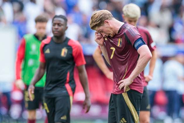 UEFA EURO, EM, Europameisterschaft,Fussball 2024: Frankreich - Belgien; 01.07.2024 Kevin De Bruyne (Belgien, 7). UEFA EURO 2024: Achtelfinale: Frankreich - Belgien; Düsseldorf Arena, Düsseldorf am 01.07.2024 Copyright: xBEAUTIFULxSPORTS Meuselx