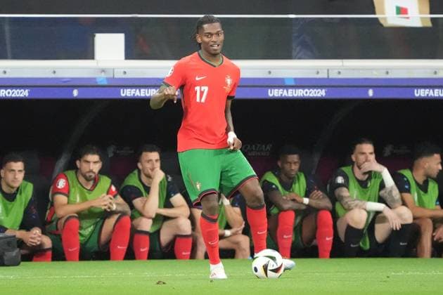 Rafael Leao (Portugal, 17) - Frankfurt 01.07.2024: Portugal vs. Slowenien, EURO2024, M41 Achtelfinale, EM-Arena Frankfurt