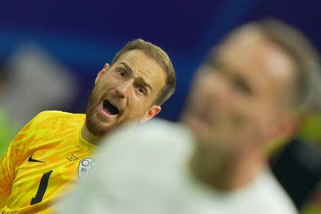 Slovenia s goalkeeper Jan Oblak during the Euro 2024 soccer match between Portugal and Slovenia at the Frankfurt Arena , Frankfurt , Germany - Sunday 01th july 2024. - Soccer .  Copyright: xSpada LaPressex