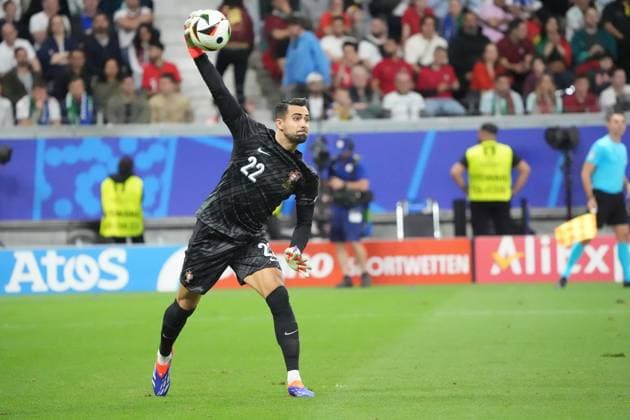 Torwart Goalie Diogo Costa (Portugal, 22) - Frankfurt 01.07.2024: Portugal vs. Slowenien, EURO2024, M41 Achtelfinale, EM-Arena Frankfurt