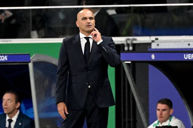 01.07.2024, xjhx, Fussball EM 2024 1 8 Finale, Portugal - Slowenien emspor, v.l. Trainer Head Coach Roberto Martinez Montoliu (Portugal) (UEFA REGULATIONS PROHIBIT ANY USE OF PHOTOGRAPHS as IMAGE SEQUENCES and or QUASI-VIDEO) Frankfurt am Main