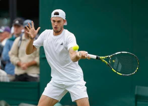 Maximilian Marterer (GER) Tennis - Wimbledon 2024 - Grand Slam ITF ATP, Tennis Herren WTA, Tennis Damen - AELTC - London - - Great Britain - 1 July 2024. Copyright: xJuergenxHasenkopfx