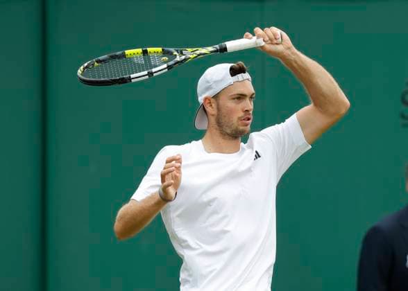 Maximilian Marterer (GER) Tennis - Wimbledon 2024 - Grand Slam ITF ATP, Tennis Herren WTA, Tennis Damen - AELTC - London - - Great Britain - 1 July 2024. Copyright: xJuergenxHasenkopfx