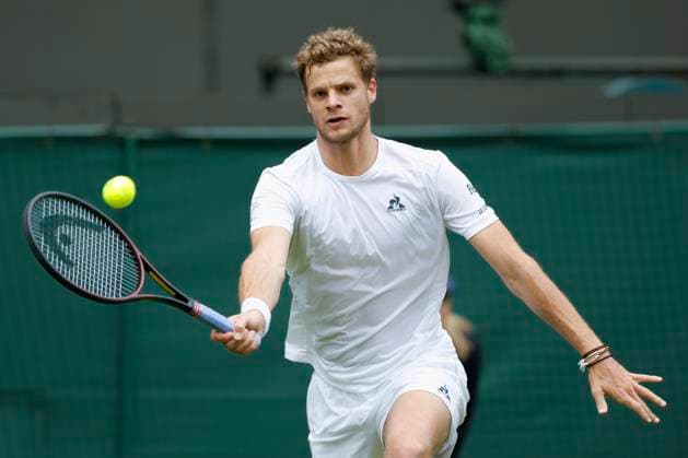 Yannick Hanfmann (GER) Tennis - Wimbledon 2024 - Grand Slam ITF ATP, Tennis Herren WTA, Tennis Damen - AELTC - London - - Great Britain - 1 July 2024. Copyright: xJuergenxHasenkopfx