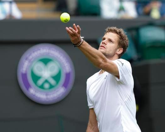 Yannick Hanfmann (GER) Tennis - Wimbledon 2024 - Grand Slam ITF ATP, Tennis Herren WTA, Tennis Damen - AELTC - London - - Great Britain - 1 July 2024. Copyright: xJuergenxHasenkopfx