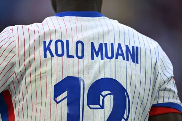 Randal Kolo Muani (France) during the UEFA EURO, EM, Europameisterschaft,Fussball Germany 2024 match between France 1-0 Belgium at Dusseldorf Arena on July 01, 2024 in Dusseldorf , Germany. Noxthirdxpartyxsales  (258328093)