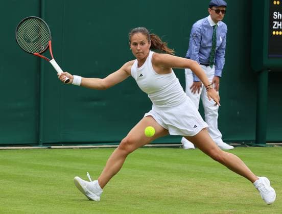 TENNIS - Wimbledon 2024 LONDON,ENGLAND,02.JUL.24 - TENNIS - WTA, Tennis Damen Tour, Wimbledon, Grand Slam. Image shows Daria Kasatkina (RUS).  GEPAxpictures xAlanxGrieves