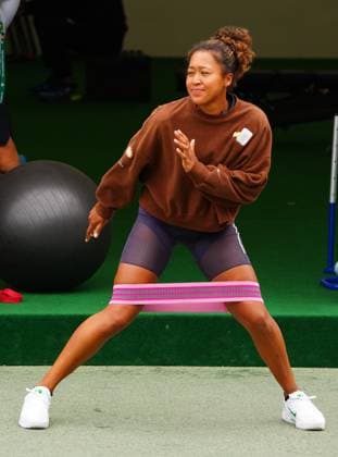 Naomi Osaka exercising Wimbledon Tennis Championships, Day 2, The All England Lawn Tennis and Croquet Club, London, UK - 02 Jul 2024  Copyright: xJavierxGarcia Shutterstockx 14567681bx