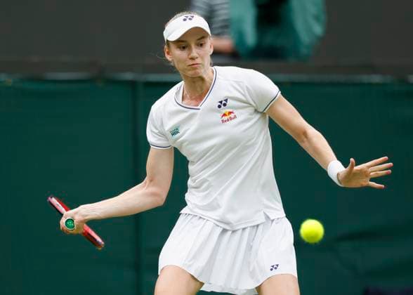 Elena Rybakina (KAZ) Tennis - Wimbledon 2024 - Grand Slam ITF ATP, Tennis Herren WTA, Tennis Damen - AELTC - London - - Great Britain - 2 July 2024. Copyright: xJuergenxHasenkopfx