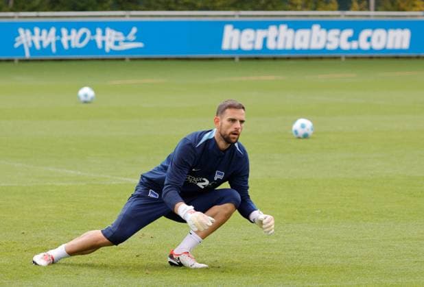 Deutschland, Berlin, Sportpark, GER, 2.FBL, Hertha BSC, Saison 2024 25, Training, Foto:Marius Gersbeck