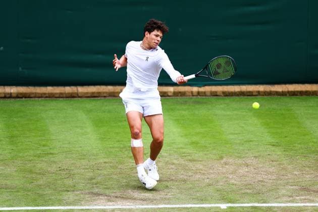 Ben Shelton Wimbledon Tennis Championships, Day 2, The All England Lawn Tennis and Croquet Club, London, UK - 02 Jul 2024  Copyright: xJamesxMarsh Shutterstockx 14567680cf