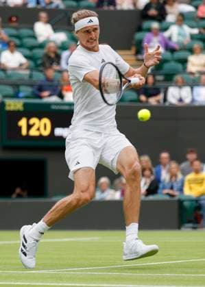 Alexander Zverev (GER) Tennis - Wimbledon 2024 - Grand Slam ITF ATP, Tennis Herren WTA, Tennis Damen - AELTC - London - - Great Britain - 2 July 2024. Copyright: xJuergenxHasenkopfx