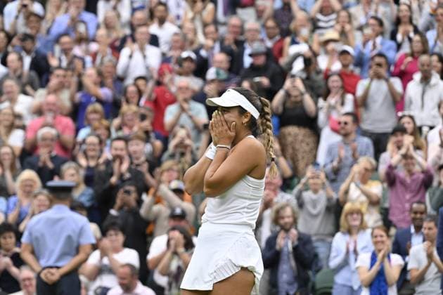 Tennis : Wimbledon 2024 - England - Jéssica Bouzas Maneiro - Espagne Tennis : Wimbledon 2024 - England - 02 07 2024 ChrysleneCaillaud Panoramic 