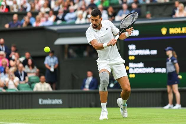 Novak Djokovic Wimbledon Tennis Championships, Day 2, The All England Lawn Tennis and Croquet Club, London, UK - 02 Jul 2024  Copyright: xEllaxLing Shutterstockx 14567679c