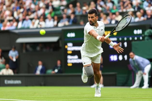 Novak Djokovic Wimbledon Tennis Championships, Day 2, The All England Lawn Tennis and Croquet Club, London, UK - 02 Jul 2024  Copyright: xEllaxLing Shutterstockx 14567679j