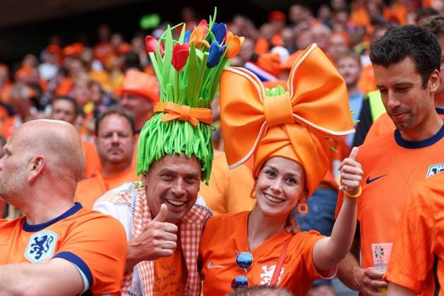 Holland Fans, Rumaenien vs. Niederlande, Fussball, UEFA EURO, EM, Europameisterschaft,Fussball 2024, Achtelfinale, M43, 02.07.2024 Muenchen Bayern Deutschland