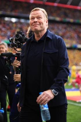 Football - UEFA EURO, EM, Europameisterschaft,Fussball 2024 - Round of 16 - Romania v Netherlands 2nd July 2024 - UEFA EURO 2024 - Round of 16 - Romania v Netherlands - Ronald Koeman - Photo: Simon Stacpoole Offside. Munich Germany Copyright: xSimonxStacpoolexOffside